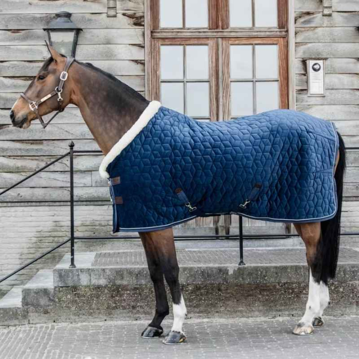 Stevnedekken Velvet Marineblå i gruppen Hestedekken / Konkurranse- & Transportdekken hos Equinest (52171Ma_r)
