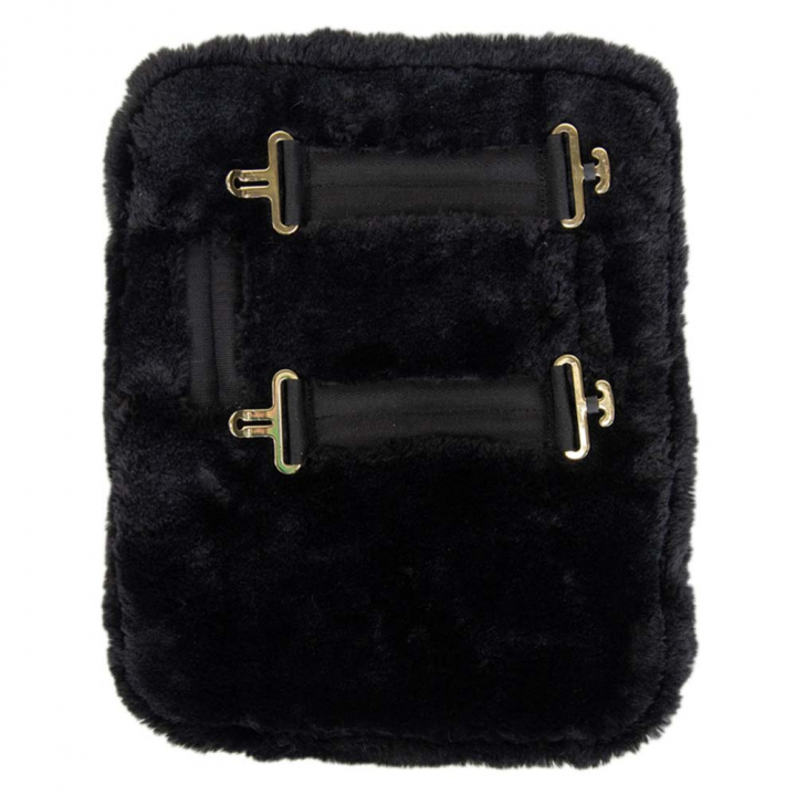 Bogforlenger Vegan Sheepskin 2 Buckles Svart i gruppen Hestedekken / Tilbehør dekken hos Equinest (52184BA-2)