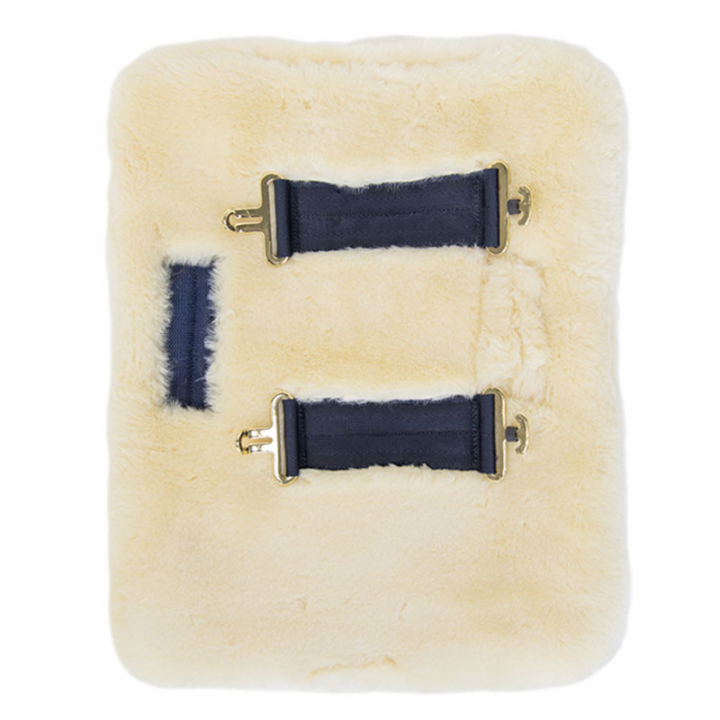 Bogforlenger Vegan Sheepskin 2 Buckles Natur i gruppen Hestedekken / Tilbehør dekken hos Equinest (52184NAT-2)