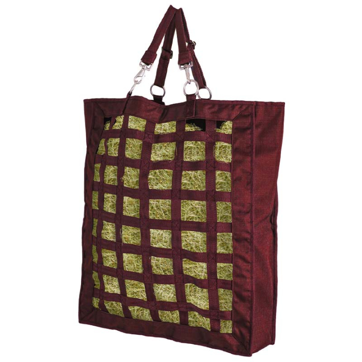 Høypose Slowfeeder Turnout Vinrød i gruppen Stall & Paddock / Stallutstyr / Høynett & Høyposer hos Equinest (5238BO0WN)