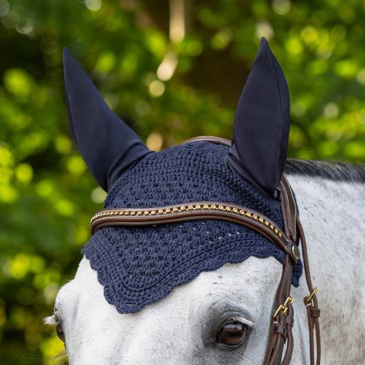 Ørehette Florence Marineblå i gruppen Hesteutstyr / Ørehetter hos Equinest (5316NA)