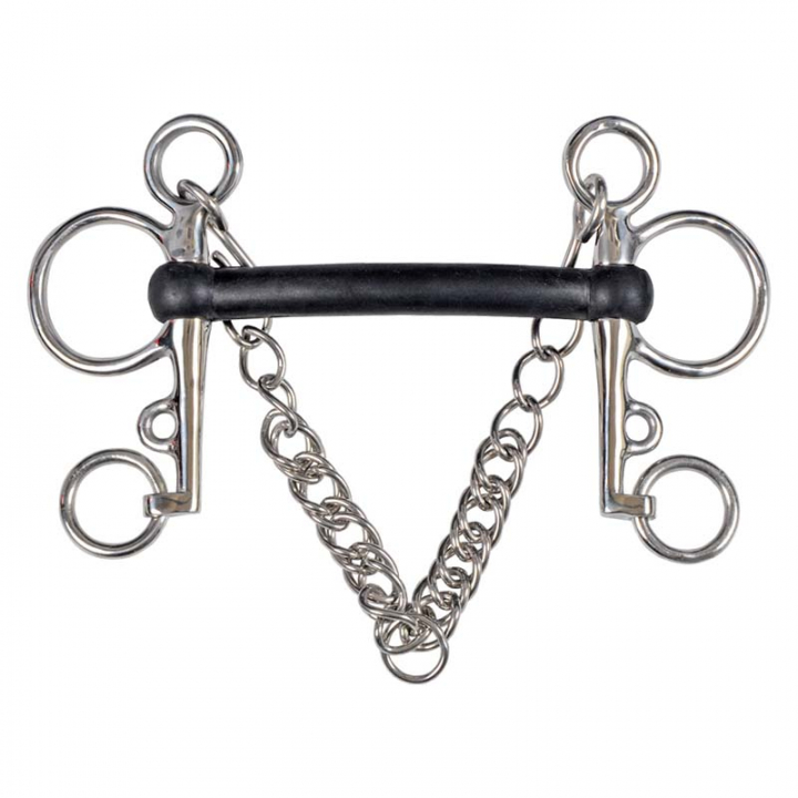 Babypelham Gummi RS HG i gruppen Hesteutstyr / Bitt / Pelham hos Equinest (53195BA)