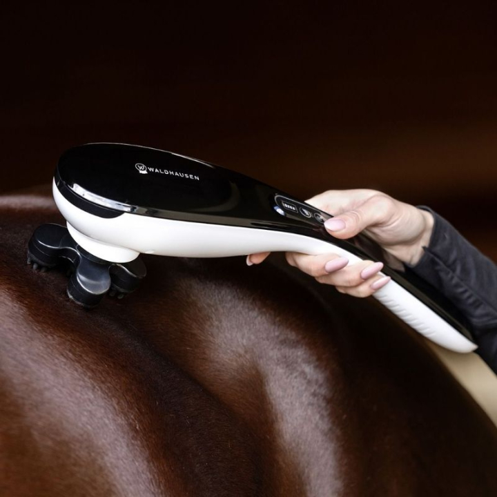 Massasjeapparat GO-Anywhere Svart/Hvit i gruppen Stell & Pleie / Massasje & Blodsirkulasjon hos Equinest (5700500BAWH)