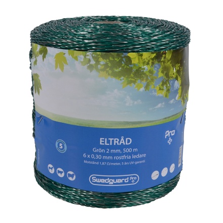 Eltråd 2mm Grønn 500m i gruppen Stall & Paddock / Gjerder / Eltråd hos Equinest (600818)