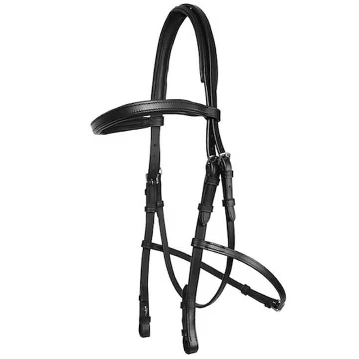 Hackamorehodelag HS Svart i gruppen Hesteutstyr / Hodelag & Pannebånd / Hackamore & Bittløse Hodelag hos Equinest (602033BA_r)