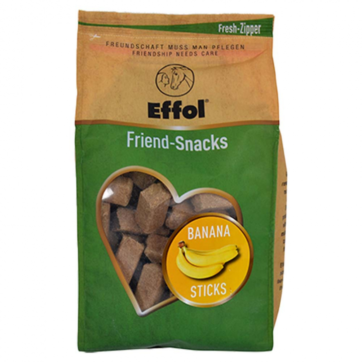 Hestegodis Friend-Snacks Banan 1kg i gruppen Stell & Pleie / Hestegodis hos Equinest (602268BA-1000)