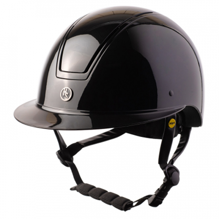 Ridehjelm HS MIPS Vision Glossy Svart i gruppen Rideutstyr / Ridehjelmer / MIPS-ridehjelmer hos Equinest (602798BA)