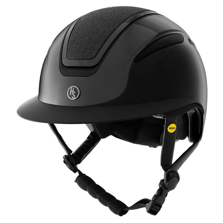 Ridehjelm HS MIPS Air Shiny Svart i gruppen Rideutstyr / Ridehjelmer / MIPS-ridehjelmer hos Equinest (603595BA)