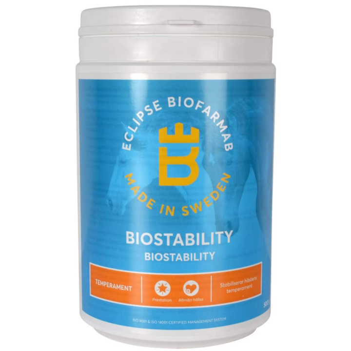 BioStability 500g i gruppen Tilskudd / Tilskudd hest / Beroligende hos Equinest (604738-500)