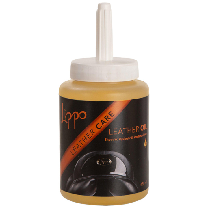 Lærolje med Pensel 450ml i gruppen Stell & Pleie / Lærpleie hos Equinest (606001-450)