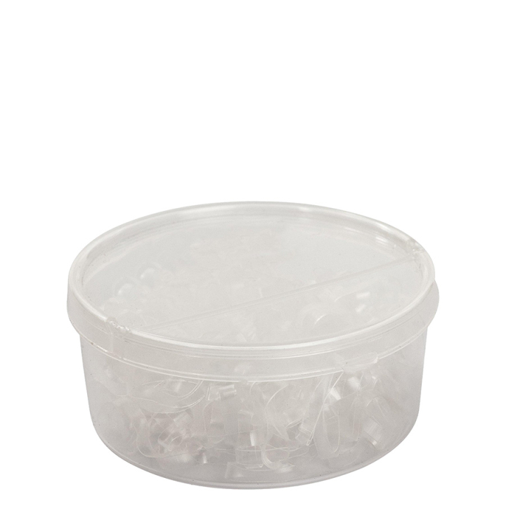 Gummistrikker Silicone 250stk Transparent i gruppen Stell & Pleie / Gummibånd & Manrosetter hos Equinest (616409TR)