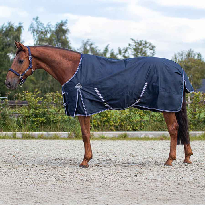 Regndekken Luxury 0g Marineblå i gruppen Hestedekken / Utedekken / Regndekken hos Equinest (6173NA115nan_r)