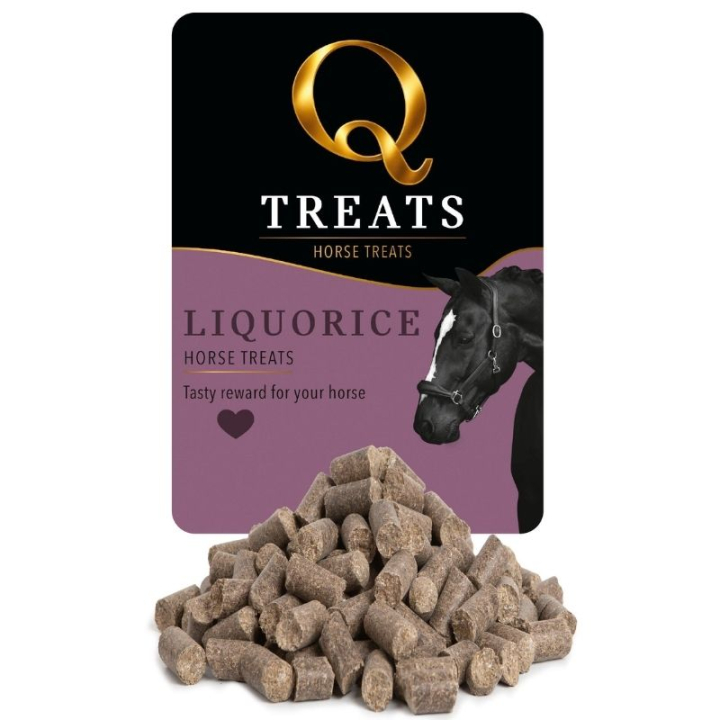 Hestegodteri Q Treats Liquorice 1kg i gruppen Stell & Pleie / Hestegodis hos Equinest (622630NE-1)
