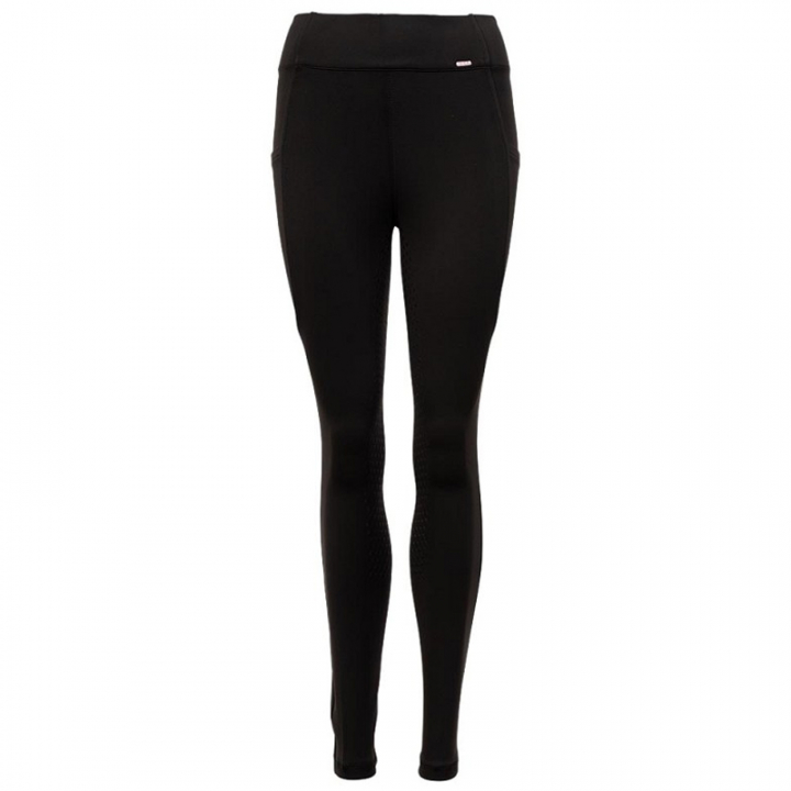 Ridetights Bouvardia Silicone Helskinn Svart i gruppen Rideklær / Ridebukser & Ridetights / Ridetights & Rideleggings hos Equinest (624152BA)