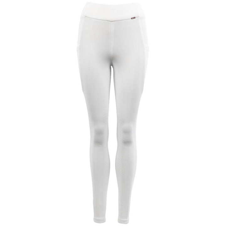 Ridetights Bouvardia Silicone Helskinn Hvit i gruppen Rideklær / Ridebukser & Ridetights / Ridetights & Rideleggings hos Equinest (624152W00103WH_r)