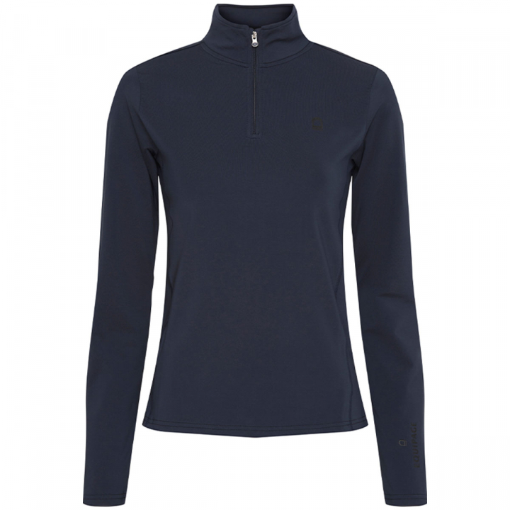 Funksjonstrøye Kolyma 1/4 Zip Marineblå i gruppen Rideklær / Gensere & Hoodies hos Equinest (63243NA)