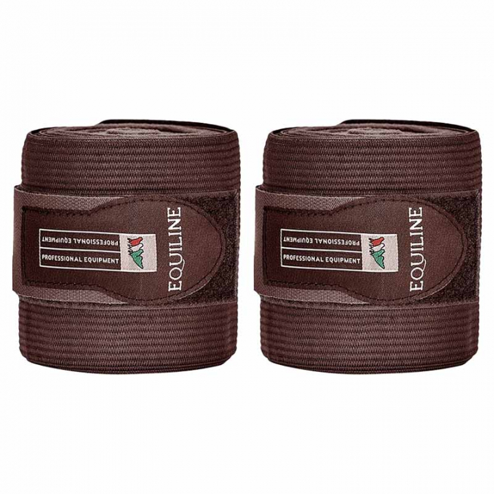 Bandasjer Work Bandage Elastisk/Fleece 2-pk Brun i gruppen Hesteutstyr / Belegg & Bandasjer / Bandasjer hos Equinest (7010063-1)