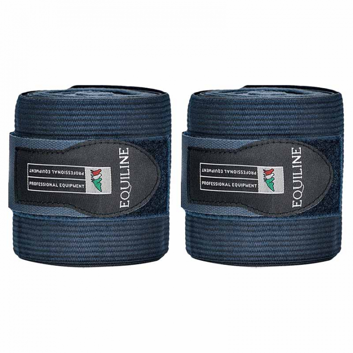 Bandasjer Work Bandage Elastisk/Fleece 2-pk Marineblå i gruppen Hesteutstyr / Belegg & Bandasjer / Bandasjer hos Equinest (7010063-2)