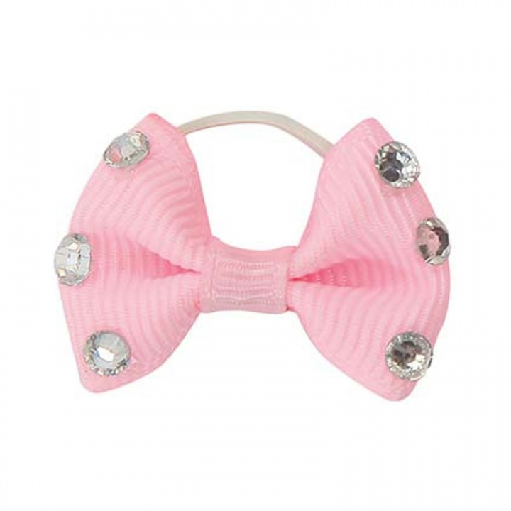 Manrosetter Kristall 20-pk HG Rosa i gruppen Stell & Pleie / Gummibånd & Manrosetter hos Equinest (72040PI)