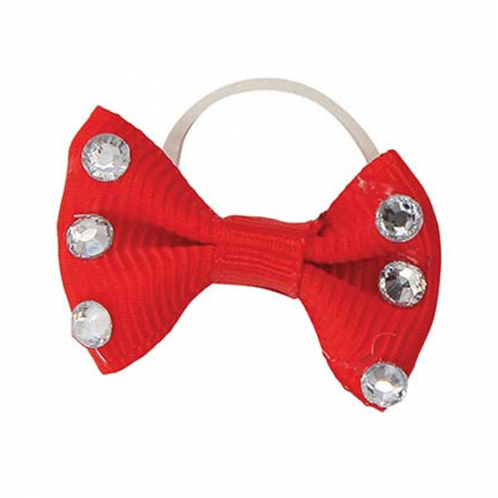 Manrosetter Kristall 20-pk HG Rød i gruppen Stell & Pleie / Gummibånd & Manrosetter hos Equinest (72040RE)