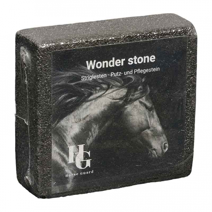 Røytestein HG Svart i gruppen Stell & Pleie / Børster / Pelsskraper & Striglestener hos Equinest (72115BA)