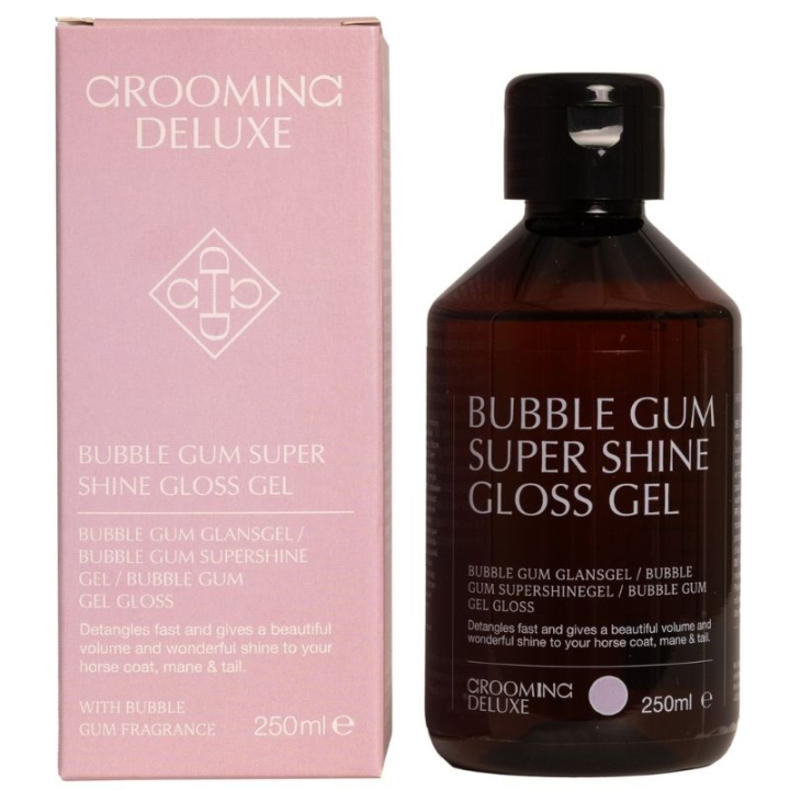 Pelsglans Super Shine Gloss Gel Bubble Gum 250ml i gruppen Stell & Pleie / Pelspleie / Pelsglans hos Equinest (72130-250)