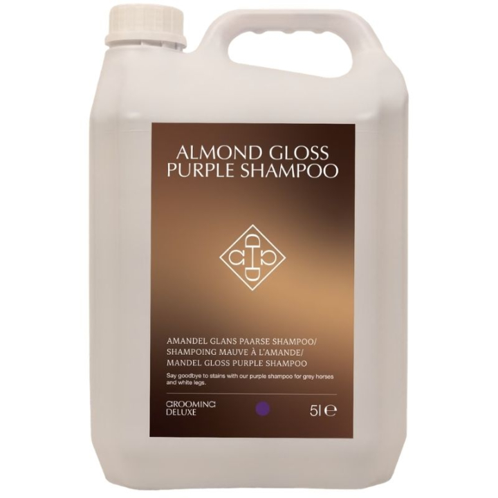 Skimmelsjampo Almond Gloss Purple 5L i gruppen Stell & Pleie / Pelspleie / Sjampo & Balsam hos Equinest (72138PU)
