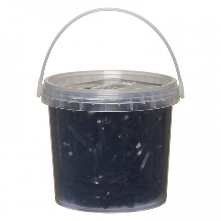 Gummistrikker Silikon 1500st HG Svart i gruppen Stell & Pleie / Gummibånd & Manrosetter hos Equinest (72494BA)