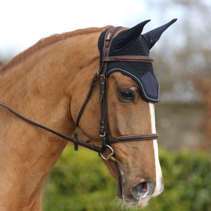 Ørehette Show-Line Soundless Marineblå i gruppen Hesteutstyr / Ørehetter hos Equinest (7327021NA_r)