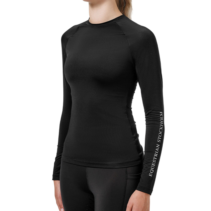 Treningstopp ES Dynamic Base Layer Black i gruppen Rideklær / Gensere & Hoodies hos Equinest (734020643342BA_r)