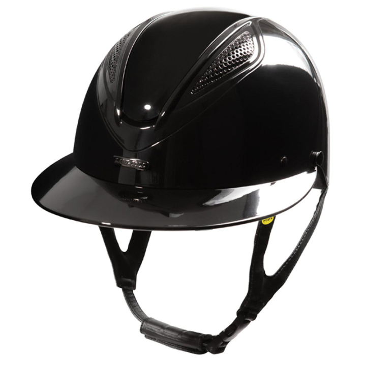 Ridehjelm MIPS Alice Wide Peak Svart i gruppen Rideutstyr / Ridehjelmer / MIPS-ridehjelmer hos Equinest (741915BA_r)
