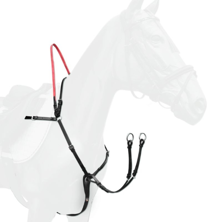 Fortøy Safety Rein Secutrust Svart i gruppen Hesteutstyr / Martingal & Fortøy / Fortøy hos Equinest (81051011BA_r)