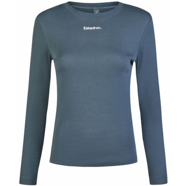 Topp Rib Longsleeve Classic Sports Grønn i gruppen Rideklær / Ridetopper & T-skjorter hos Equinest (81607611GN_r)