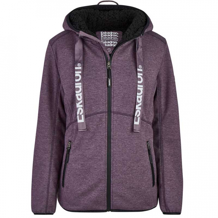 Hoody Zip Ruby Deepberry i gruppen Rideklær / Gensere & Hoodies hos Equinest (822684130Li_r)