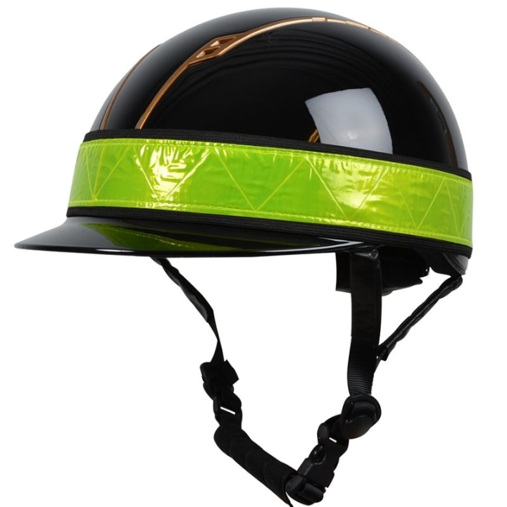 Hjelmrefleks HS Elastic Gul i gruppen Rideutstyr / Reflekser hos Equinest (822899YE)