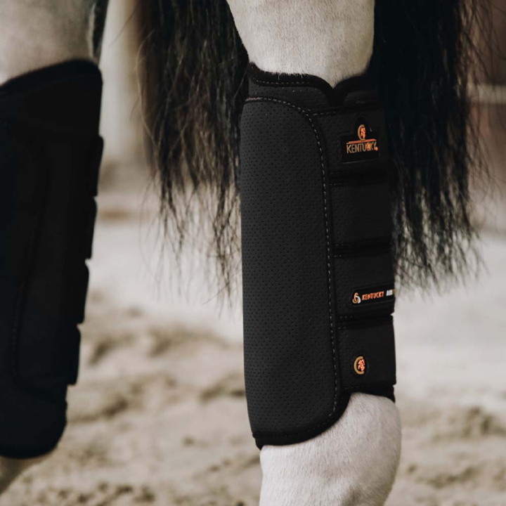 beskyttere Eventing Air Tech Hind Svart i gruppen Hesteutstyr / Belegg & Bandasjer / Bakbeinsbelegg hos Equinest (8420301FBA_r)