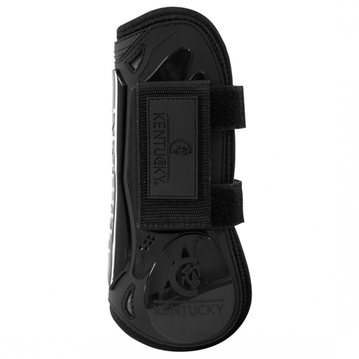 Senebeskyttere Velcro Svart i gruppen Hesteutstyr / Belegg & Bandasjer / Sprangbelegg hos Equinest (8810301MBA_r)