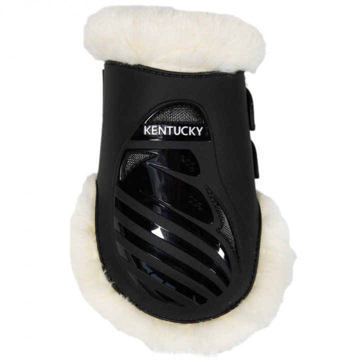 Stryksokker Elastic Vegan Sheepskin Svart i gruppen Hesteutstyr / Belegg & Bandasjer / Bakbeinsbelegg hos Equinest (8820801MBA_r)