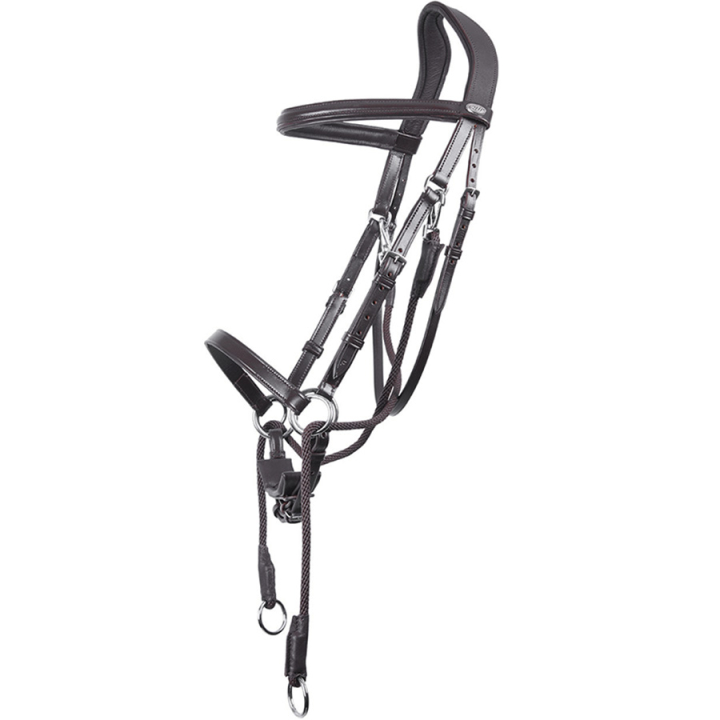 Bittløst hodelag Ceto Brun i gruppen Hesteutstyr / Hodelag & Pannebånd / Hackamore & Bittløse Hodelag hos Equinest (9073BR1BR_r)