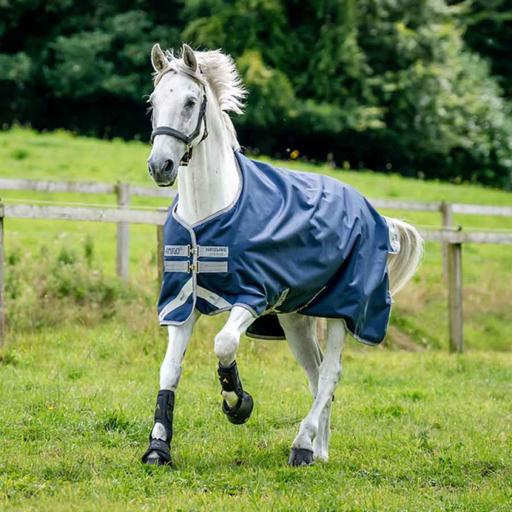 Vinterdekken Amigo Bravo 12 Original 250g Marineblå/Grå i gruppen Hestedekken / Utedekken / Vinterdekken hos Equinest (AARA42NAGR)