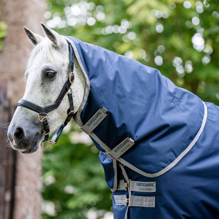 Hals Amigo Ripstop 900D 150g Marineblå/Grå i gruppen Hestedekken / Halser hos Equinest (AARN13BJJNAGR_r)