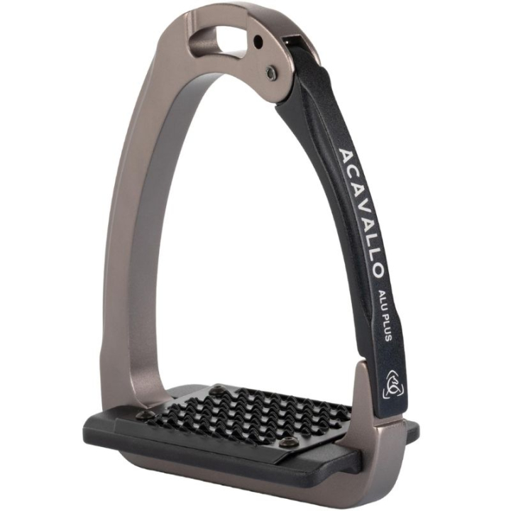 Stigbøyler Arena Aluplus 2.0 Titanium/Black i gruppen Hesteutstyr / Stigbøyler hos Equinest (AC609TIBK)