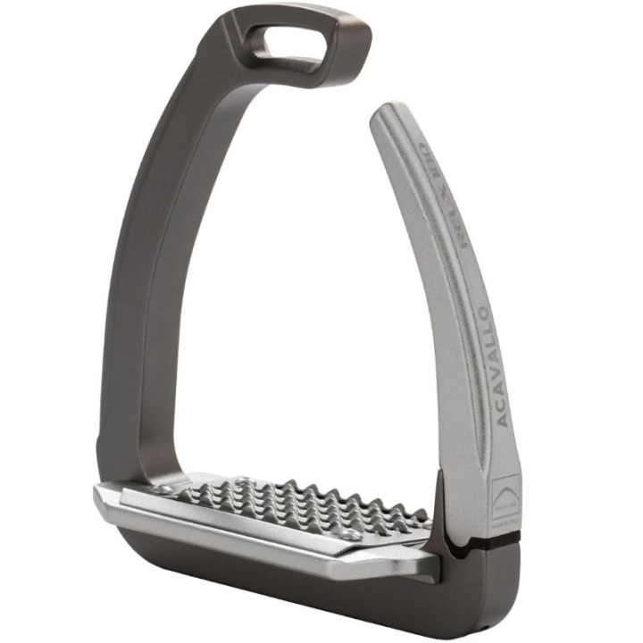 Stigbøyler Rel-X 180 Titanium/Aluminium i gruppen Hesteutstyr / Stigbøyler hos Equinest (AC669TIAL)