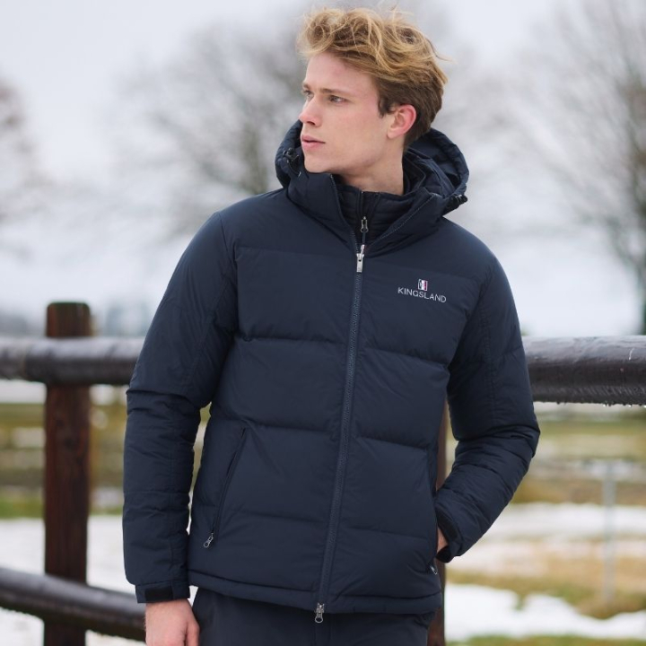 Ridejakke Classic Unisex Down Marineblå i gruppen Rideklær / Jakker / Ridejakker hos Equinest (B1000152NA_r)