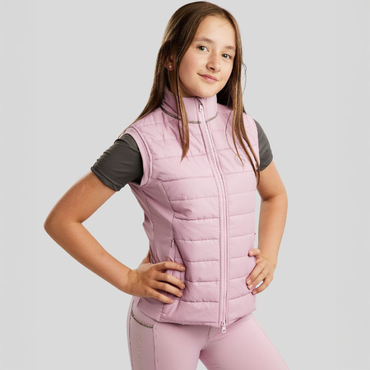 Hybridvest Barn/Junior MoLila Softshell Champagne Crystal Tape Candy Pink i gruppen Rideklær / Vester hos Equinest (BW4625221PI_r)