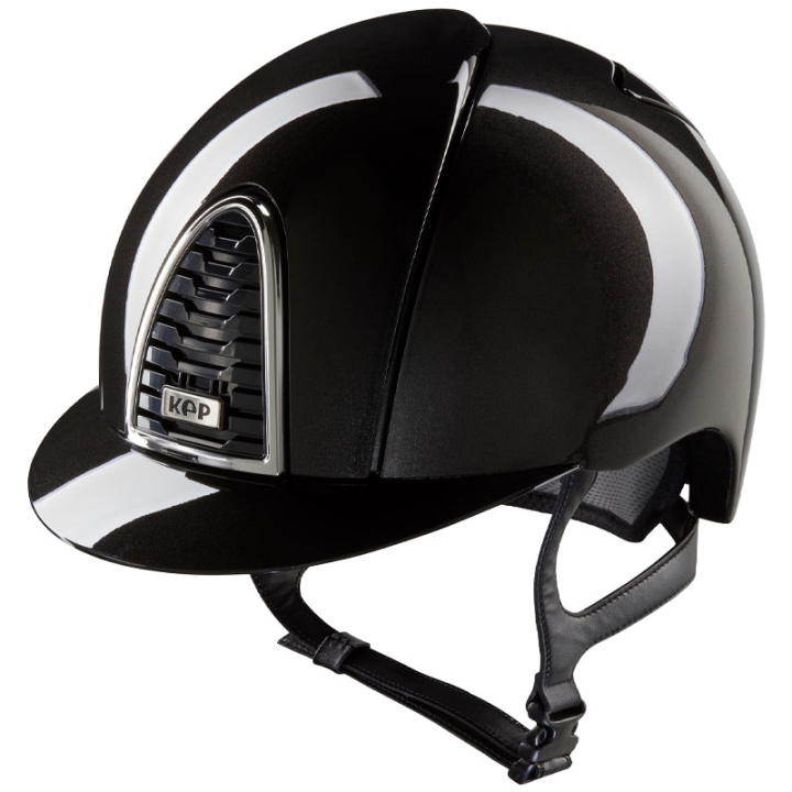 Ridehjelm Cromo 2.0 Shine Svart i gruppen Rideutstyr / Ridehjelmer / Standardskjerm hos Equinest (CRS2BLKBLK2_R)