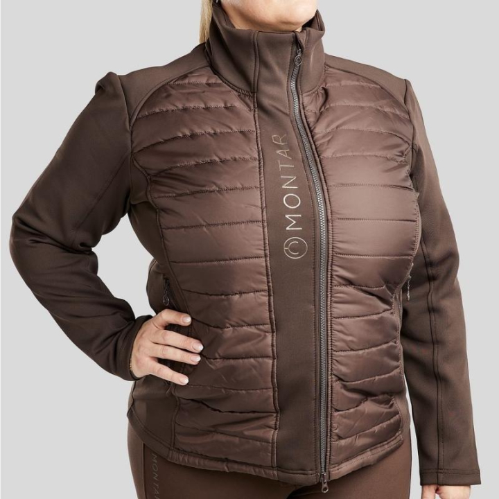 Hybridjakke Emma Softshell Curve Brun i gruppen Rideklær / Jakker / Ridejakker hos Equinest (CSL21248XBR_r)