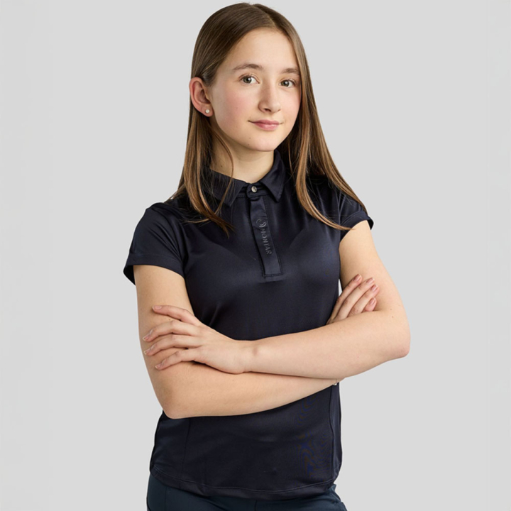 Pologenser Barn/Junior Clubwear Marineblå i gruppen Rideklær / Ridetopper & T-skjorter / Poloskjorter hos Equinest (CW4024171NA_r)