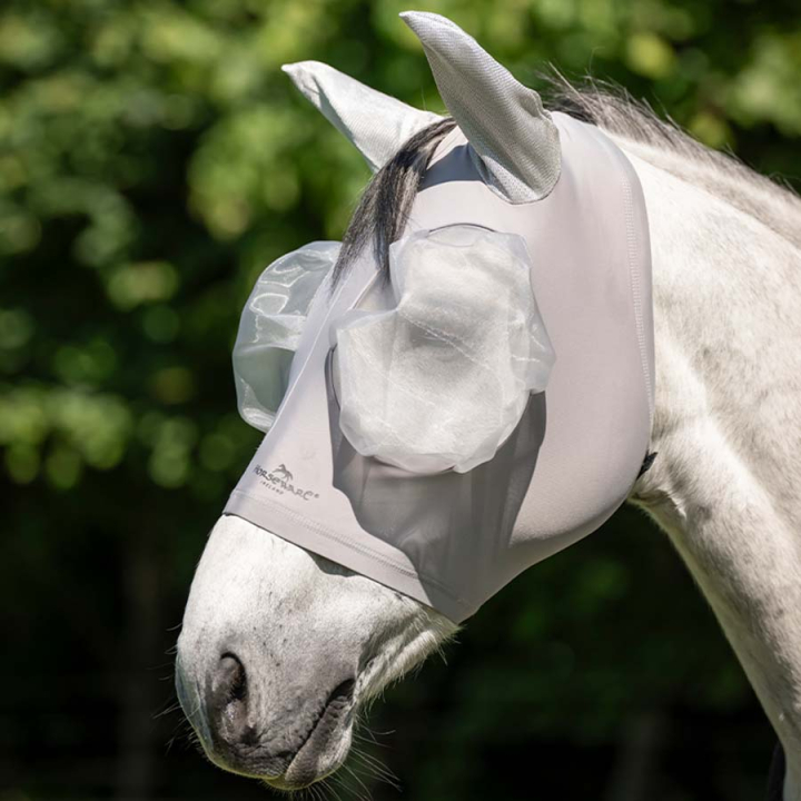 Fluemaske Defense Sølv/Sølv i gruppen Fluebeskyttelse / Fluemasker hos Equinest (DCHCNNIISISI_r)