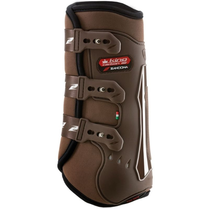 Dressurbelegg King Carbon Air Rear Brun i gruppen Hesteutstyr / Belegg & Bandasjer / Dressur- & Treningsbelegg hos Equinest (E2515BNSBNBR_r)
